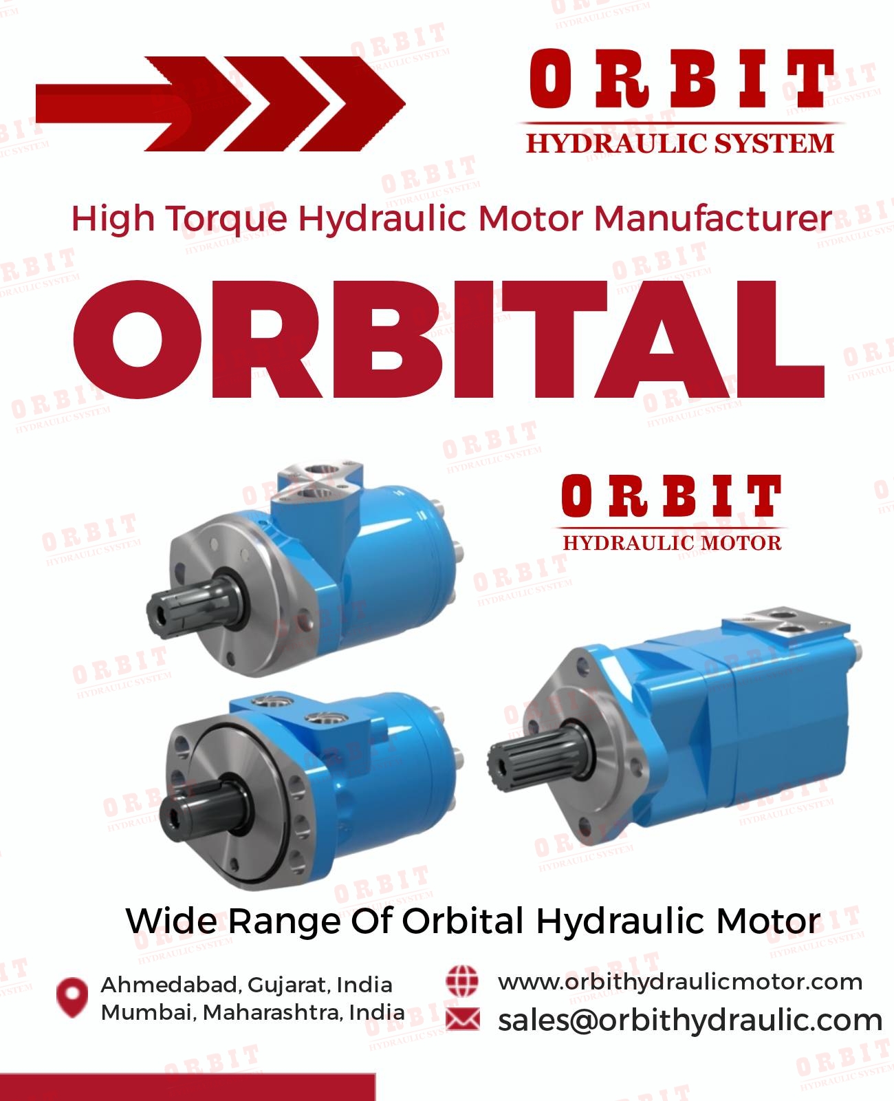 OMH-400 151H1026 White Hydraulic Motor In Ahmedabad Bangalore Hyderabad Nashik Indore Jaipur Delhi Kolkata Vasai Thane Coimbatore India